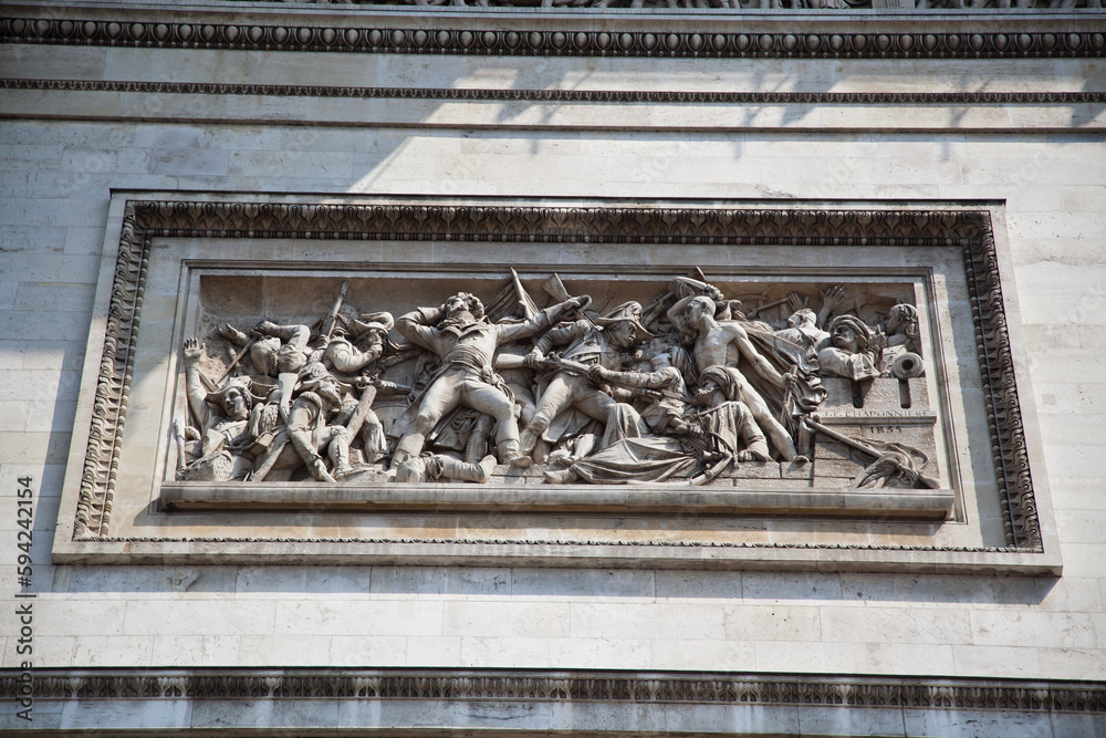 Paris, detail Arc de Triomphe Paris, detail Arc de Triomphe