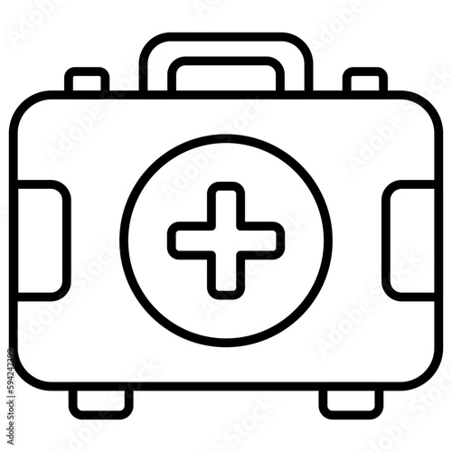 First Aid Kit Icon Typically Represents Collection Supplies Equipment Used  Stock Vector by ©IconsHome 652805988