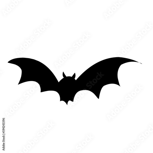 Bat black silhouettes 