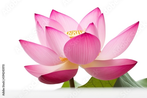 pink water lily  ai generative