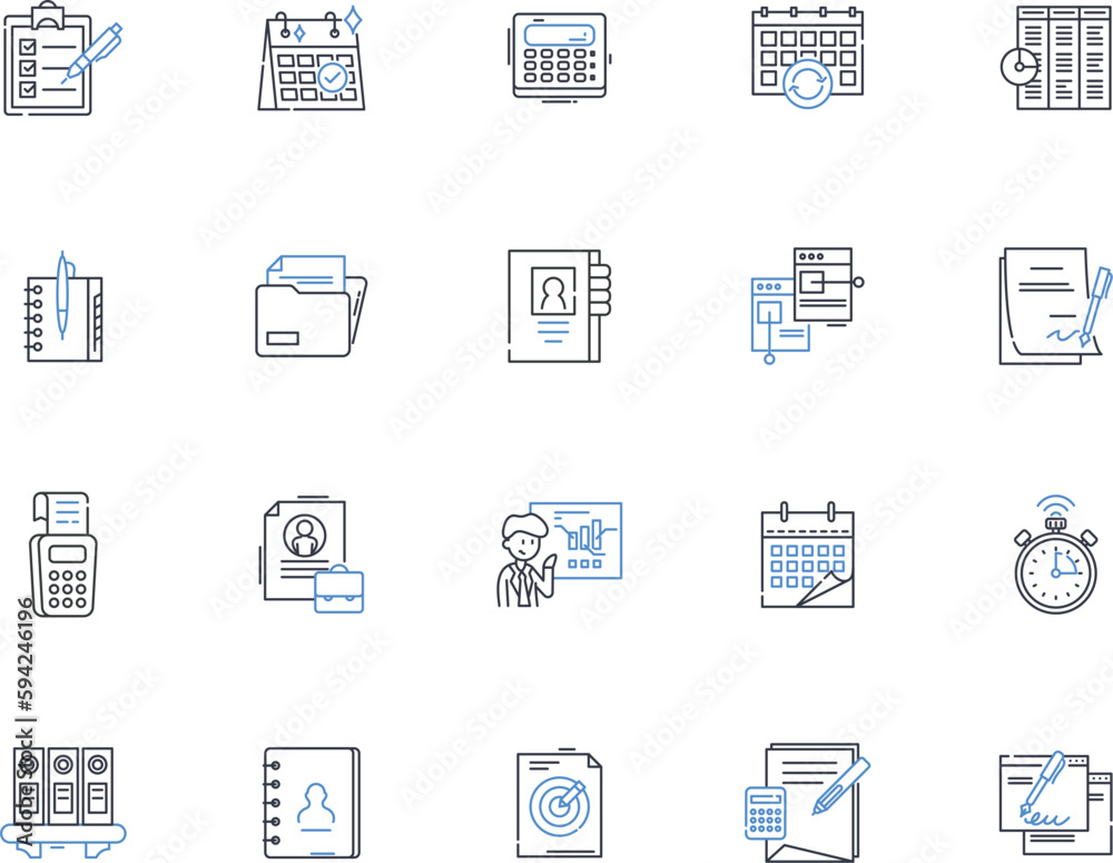 Deadline line icons collection. Countdown, Due date, Limit, Timeframe, Expiry, Critical, Target vector and linear illustration. Endgame,Time crunch,Urgent outline signs set Deadline line icons collection. Countdown, Due date, Limit, Timeframe, Expiry, Critical, Target vector and linear illustration. Endgame,Time crunch,Urgent outline signs set