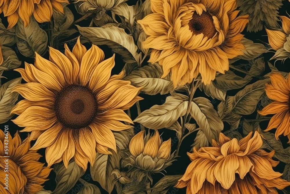 Sunflower Wallpaper Images, HD Pictures For Free Vectors Download -  Lovepik.com