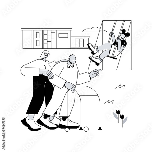 Business opportunity abstract concept vector illustration.
