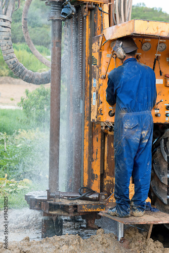 Hope in the Depths: Capturing the Journey of a Water-Seeking Machine in Times of Drought