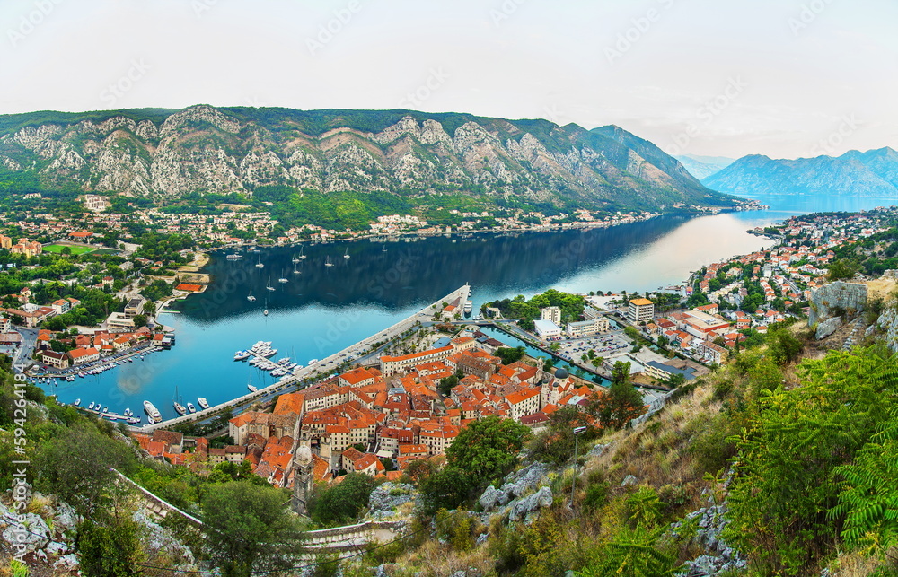 bay of kotor in montenegro