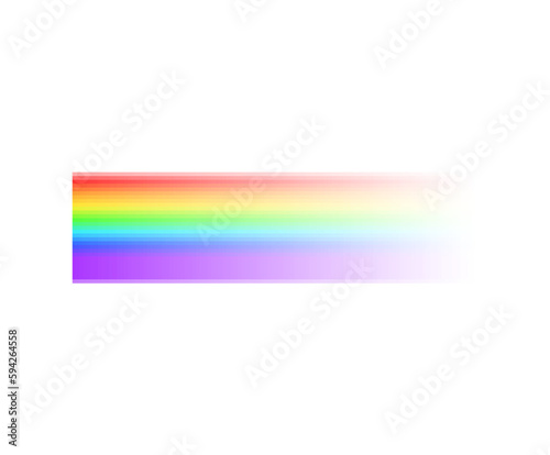 Realistic Rainbow Spectrum