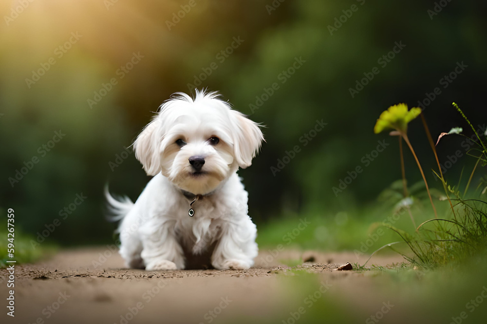 white miniature schnauzer puppy Stock Photo | Adobe Stock