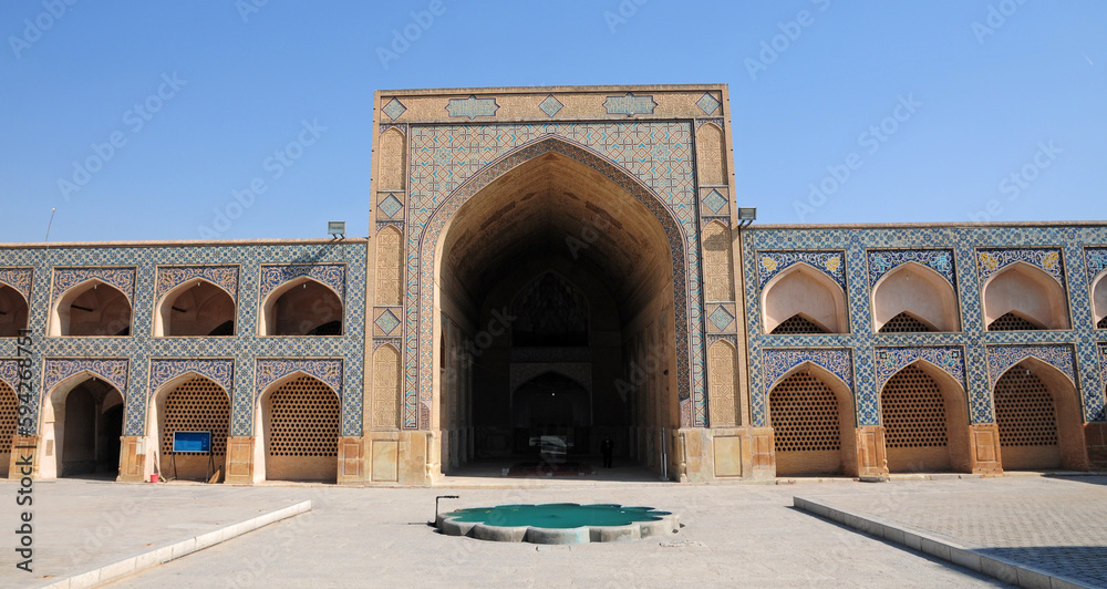 Located in Iran's Isfahan province, Jameh Mosque was built in the 9th century.