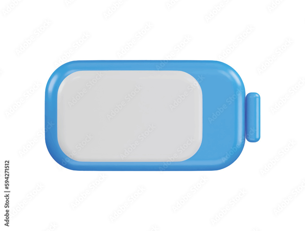 battery charging icon 3d rendering vector illustration battery charging icon 3d rendering vector illustration