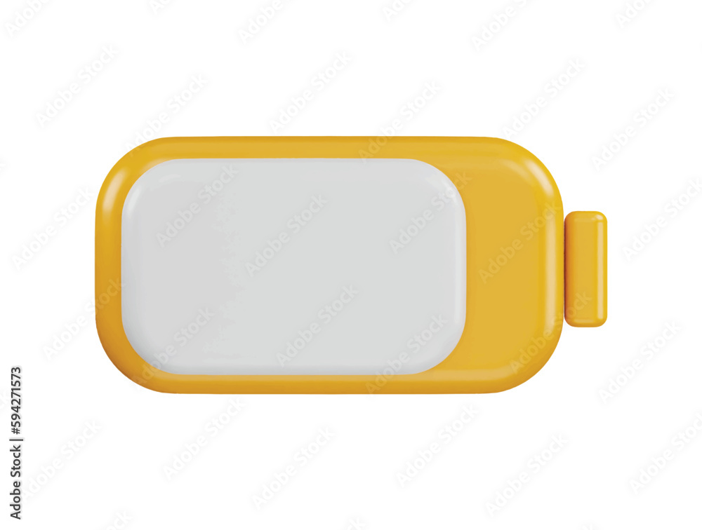 battery charging icon 3d rendering vector illustration battery charging icon 3d rendering vector illustration