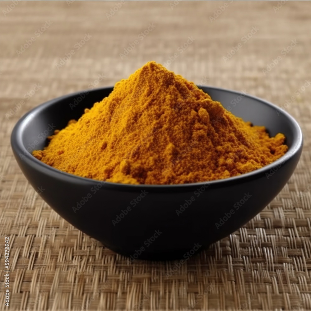 Curry powder in white bowl, isolated in white background. recipe, ingredient, seasoning, indian cuisine., spice, food Curry powder in white bowl, isolated in white background. recipe, ingredient, seasoning, indian cuisine., spice, food