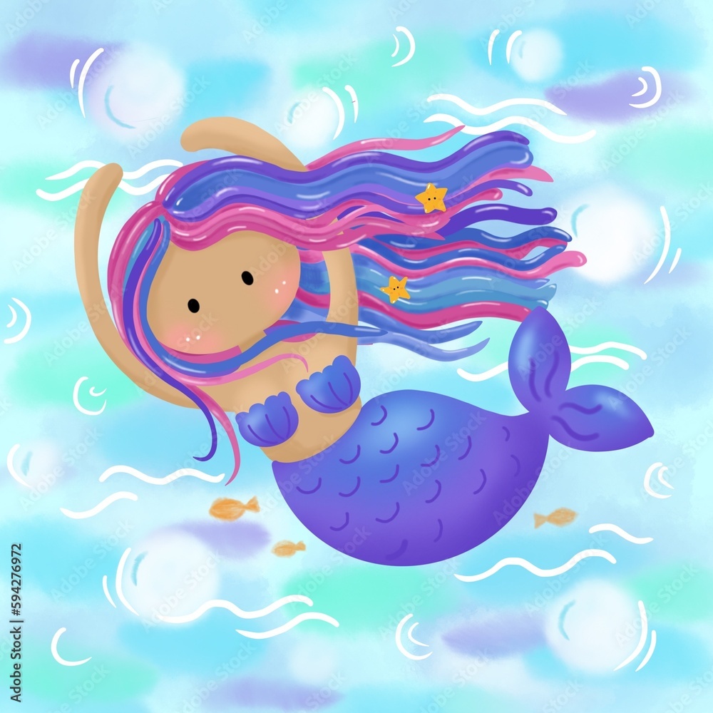 Obraz premium Little mermaid 