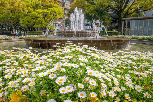 広島平和公園の噴水 photo