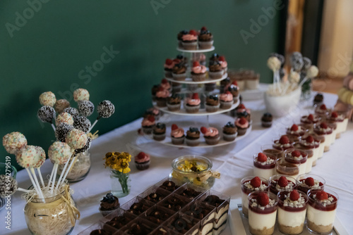 cupkcakes on a table