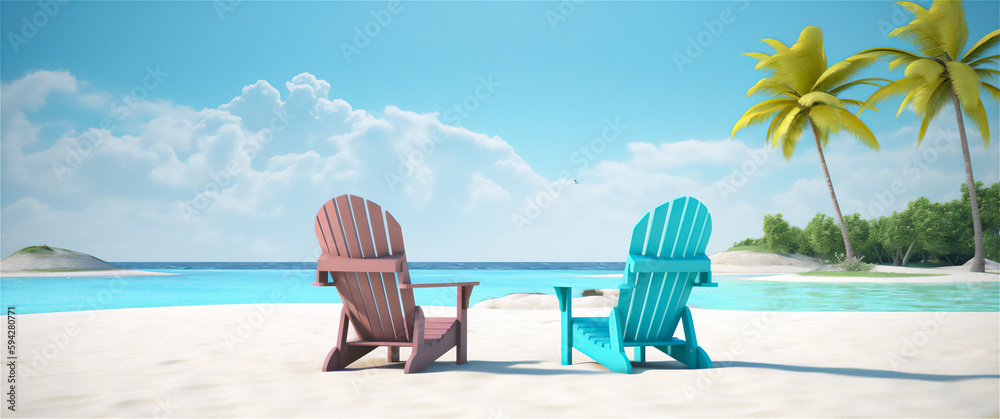 Chairs on the beach