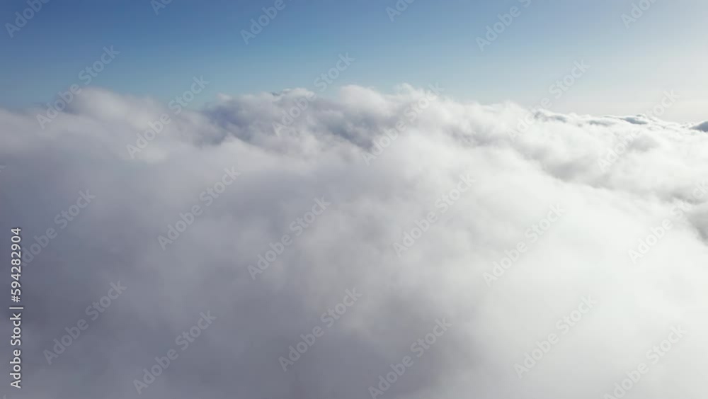 Flight over of clouds timelapse Flight over of clouds timelapse