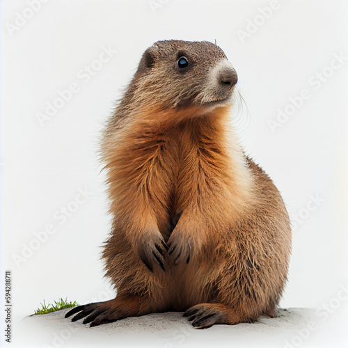 large ground squirrel known for burrows photo