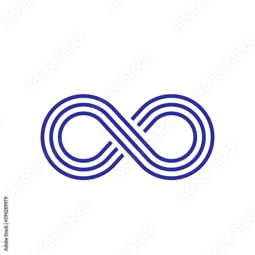 infinity logo and symbol template icons vector illustration