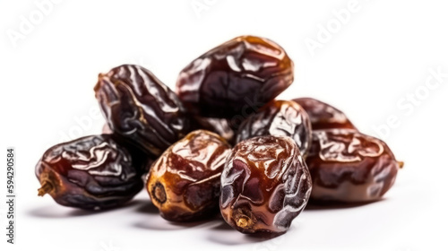 dates, fruits secs, sucré et savoureux, isolé