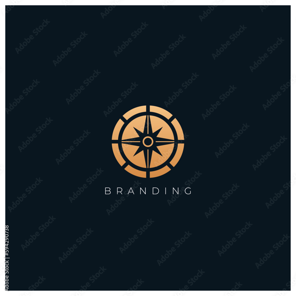 Industrial Technology Vector Logo Concept Industrial Technology Vector Logo Concept