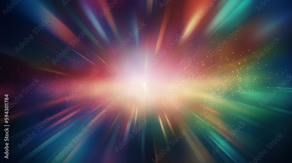 Cosmic Rays Texture Background. Generative ai