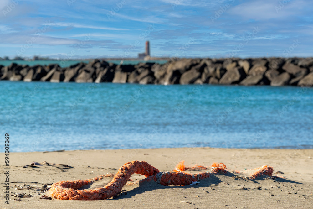Fototapeta premium Matinée calme au bord de mer