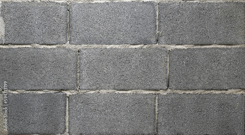 New concrete brick block wall texture and background.