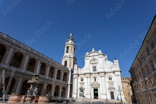 LORETO, ITALY, JULY 5, 2022 - View of the Shrine of the Holy House of Loreto, Italy © faber121