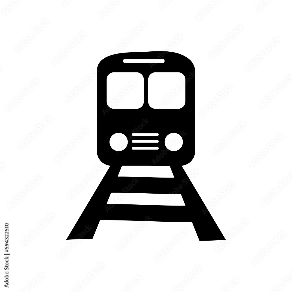 Train icon template editable. Train symbol vector sign isolated on white background..eps Train icon template editable. Train symbol vector sign isolated on white background..eps