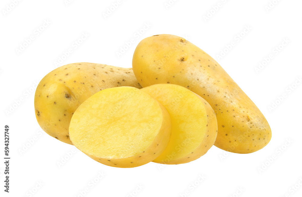 potato isolated on transparent png