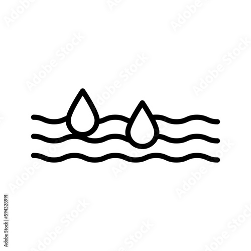 Water absorption icon vector illustration on white background..eps