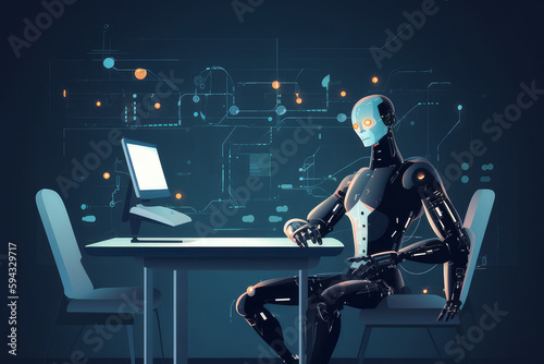 robot with computer