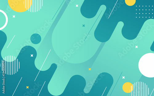 Wallpaper Mural Memphis polygonal geometric background abstract background  Torontodigital.ca