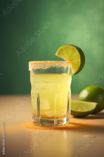 Studio photograph of a beautiful minimalist cocktail.