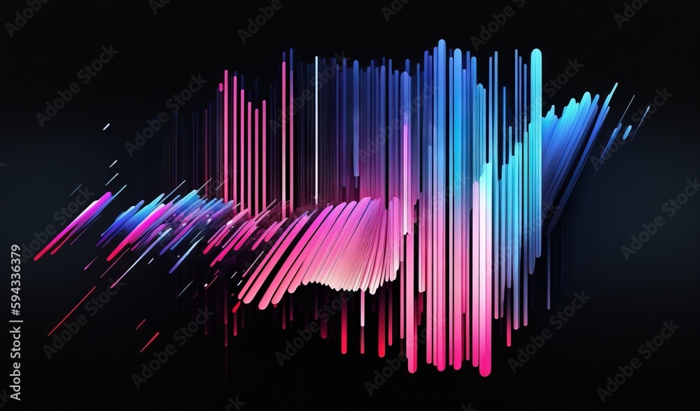 a colorful abstract background with lines and shapes on a black background with a black background and a pink, blue, and purple line pattern. generative ai a colorful abstract background with lines and shapes on a black background with a black background and a pink, blue, and purple line pattern. generative ai