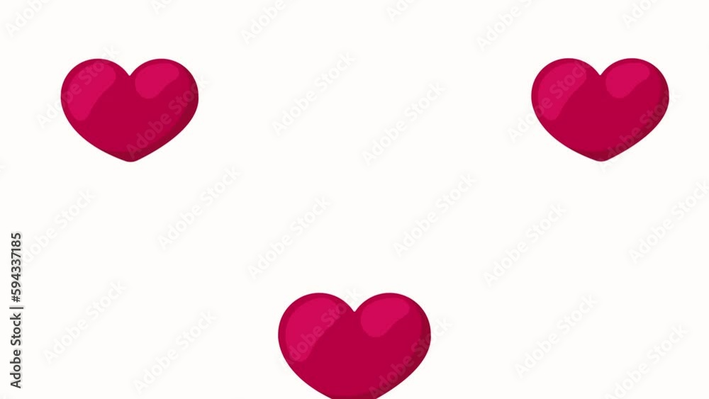 red hearts love pattern animation red hearts love pattern animation