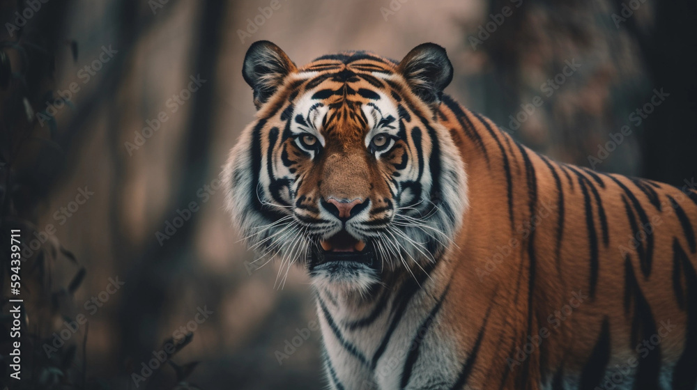 portrait of a tiger