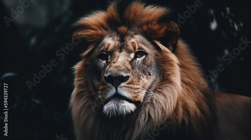 close up of a lion © Alex