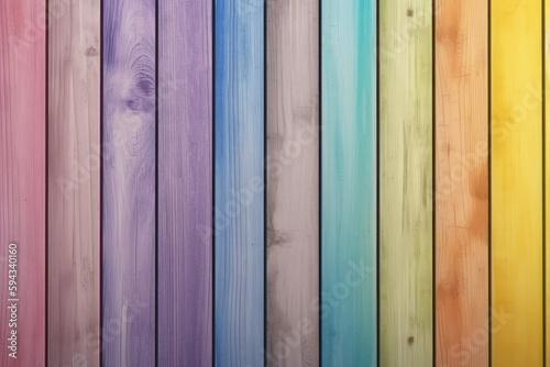Pastel Rainbow Wood Texture