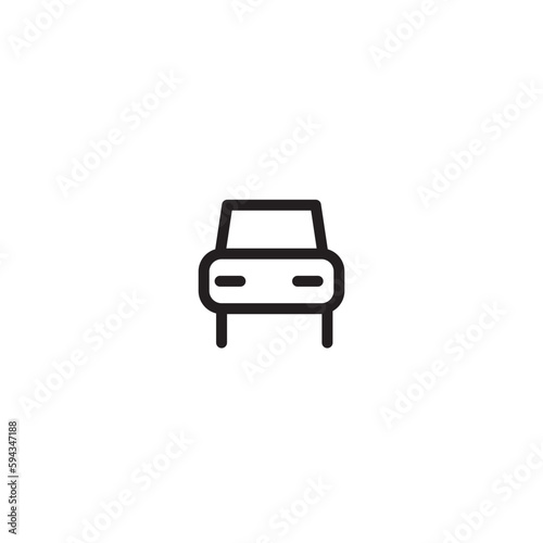 Car Garage Service Outline Icon