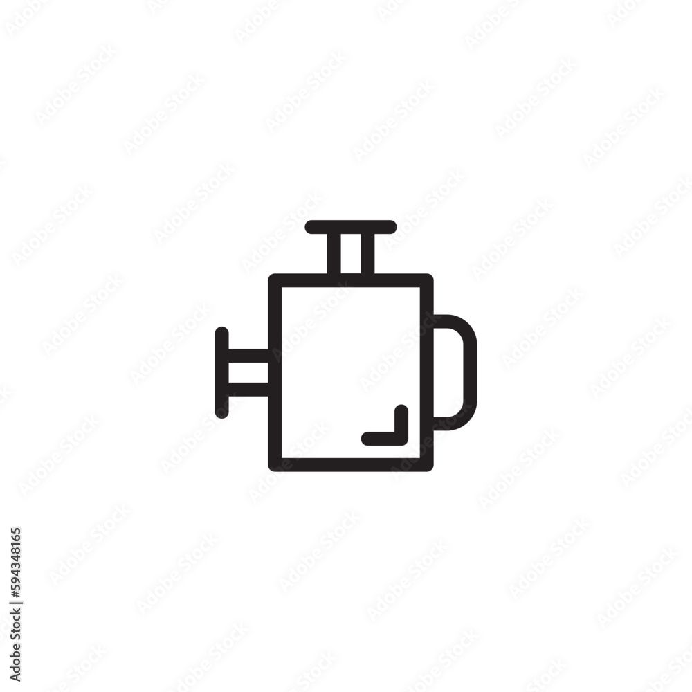 Parts Service Vehicle Outline Icon Parts Service Vehicle Outline Icon