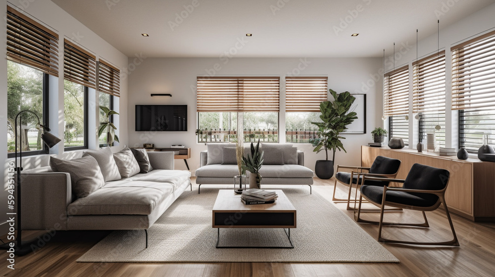 Fototapeta premium modern living room