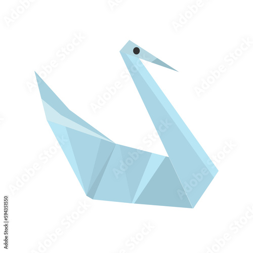 illustration of a origami crane