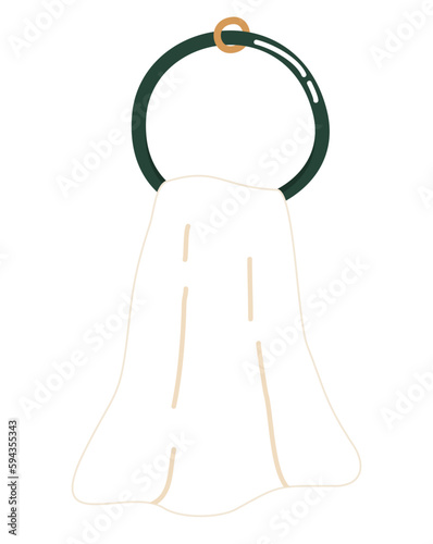 Hanging Towel vector