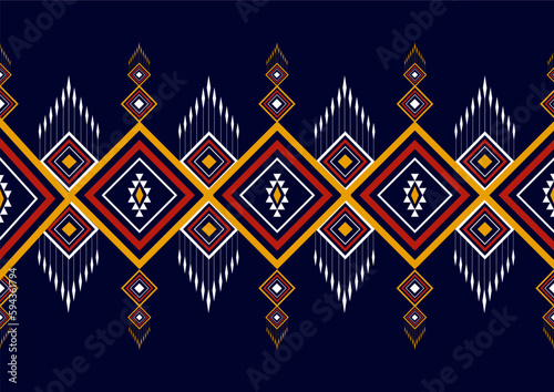 Geometric ethnic pattern seamless . seamless pattern. Design for fabric  curtain  background  carpet  wallpaper  clothing  wrapping  Batik  fabric Vector illustration. pattern