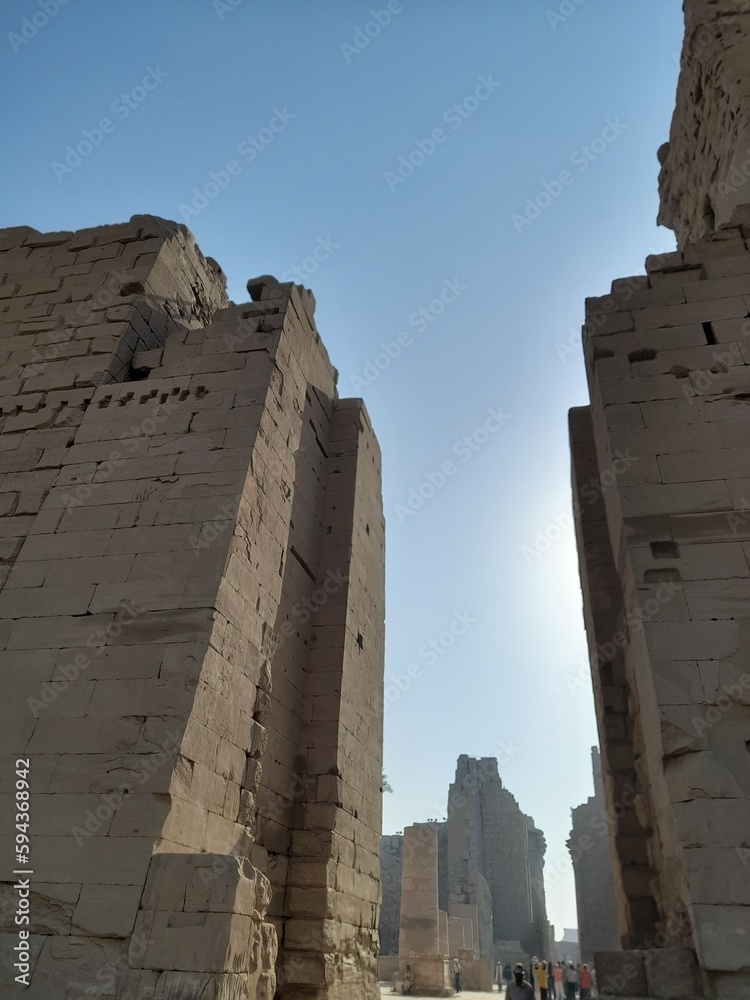 Entrance - Temple of Karnak - Egypt