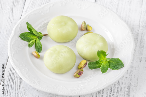 Mochi - Japanese rice cake photo