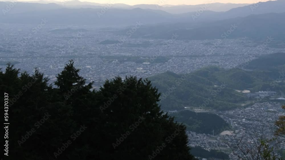 京都，叡山，山，春，木, 自然, 季節, 風景, 空