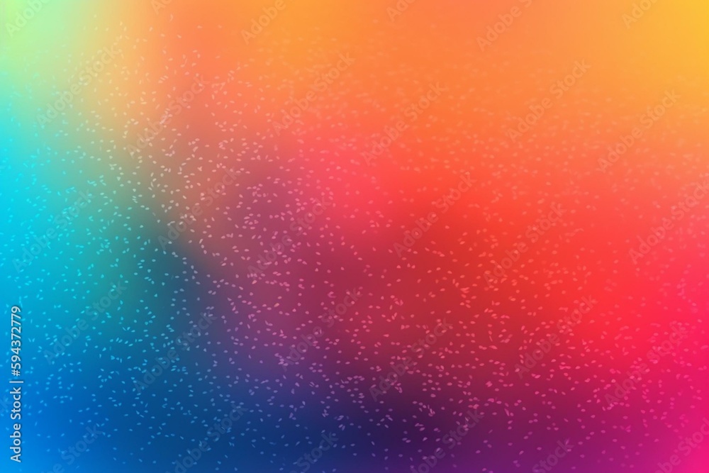 Colorful Gradient with Grainy Soft Noise Effect. Generative AI