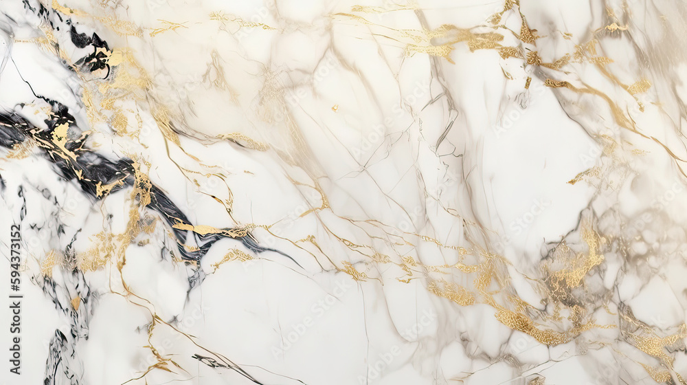 Luxury marble texture background white gold. Natural stone material pattern Generative AI Luxury marble texture background white gold. Natural stone material pattern Generative AI